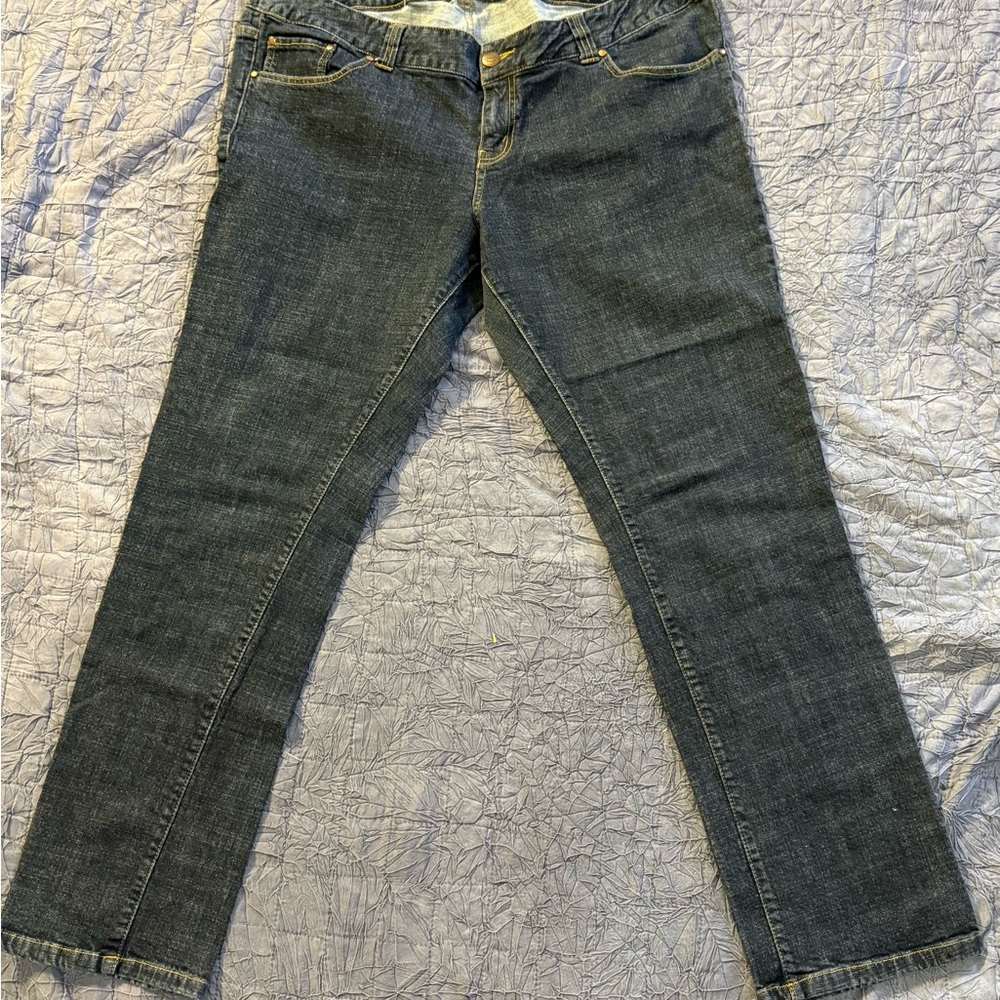 Vintage 2000s Dickies Girl Jeans Dark Wash Size 20 Retired Line Y2K Stretch EUC